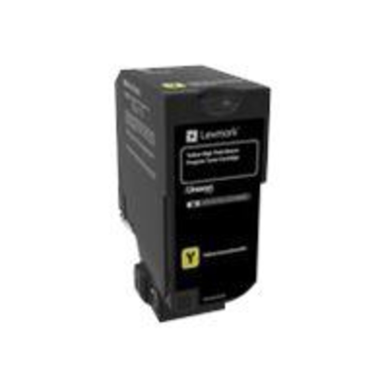 Lexmark™ High Yield Return Program Toner Cartridge, Yellow, 12000 Page (74C1HY0)