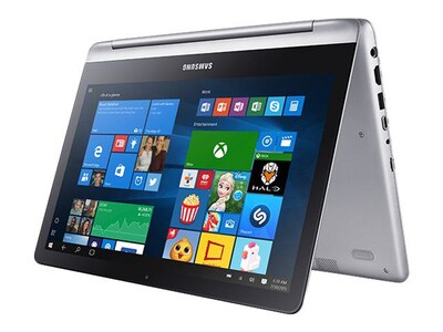 Samsung 7 Spin NP740U3L 13.3 2-in-1 Notebook, LCD, Intel Core i5-6200U, 500GB, 8GB, Windows 10 Pro, Platinum Silver