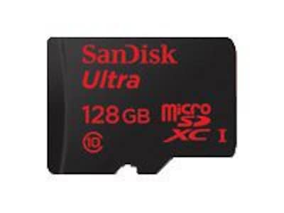 SanDisk® Ultra SDSQUNC-128G-AN6IA 128GB microSDXC UHS-I Memory Card