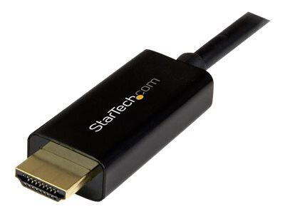 StarTech.com® DP2HDMM5MB 5 m DisplayPort to HDMI Adapter Cable, Black