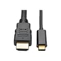 Tripp Lite U444-016-H 16 USB 3.1 Gen 1 to HDMI Alternate Mode Adapter Cable, Black