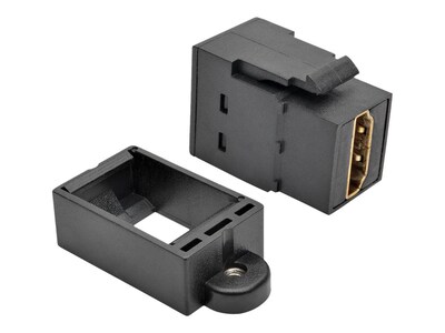Tripp Lite P164-000-KP-BK HDMI All-in-One Keystone/Panel Mount Coupler, Black