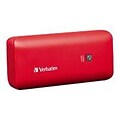 Verbatim® 4400 mAh Lithium-Ion Portable Power Pack for iPhone/iPod/Mobile Phone/USB Devices, Red (99379)