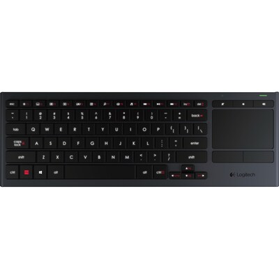 Logitech® K830 Bluetooth Wireless Illuminated Living-Room Keyboard