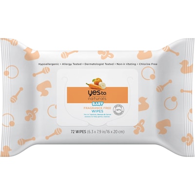Yes To® Fragrance Free Baby Wipes, 432 Count (4411103-CASE)