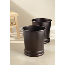 Olivia Wastebasket Trash Can - Bronze, 2 Gallons (26581)