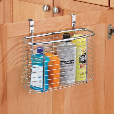 Axis Over the Cabinet Kitchen Storage Organizer Basket, Medium, Chrome (56270)