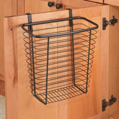 Axis Over the Cabinet Wastebasket Trash Can or Storage Basket for Kitchen - Bronze (56771)