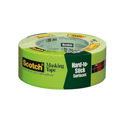 Masking Tape 2 Inch Wide, General Purpose Masking Tape 2 inch x 60.1-Yards,  3 Core, 2/Pack