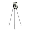 Studio Designs™ 62H Steel Instant-Fold Easel, Black (51216)