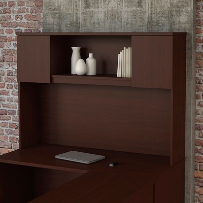 Bush Business Furniture Emerge 60W Hutch, Harvest Cherry, Installed (22HT60CSKFA)