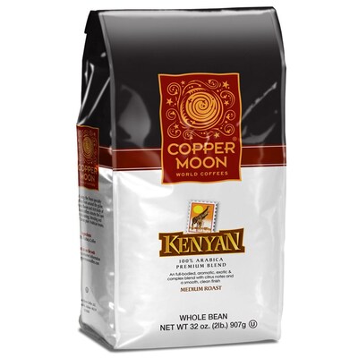 Copper Moon Kenyan 2 lb. Whole Bean Coffee, Medium Roast (260140-BAG)
