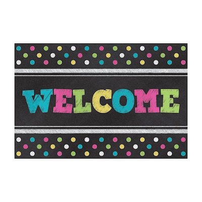 Teacher Created Resources Chalkboard Brights Welcome Postcards, 4x6 30 Per Pack (TCR5838)