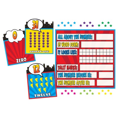 Teacher Created Resources Superhero Counting 0-31 Bulletin Board (TCR5843)