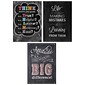 Creative Teaching Press 19 x 13 Think Positive Poster Pack Chalk It Up! (CTP7486)