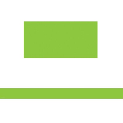 Teacher Created Resources 35 x 3 Lime Straight Border Trim (TCR5790)