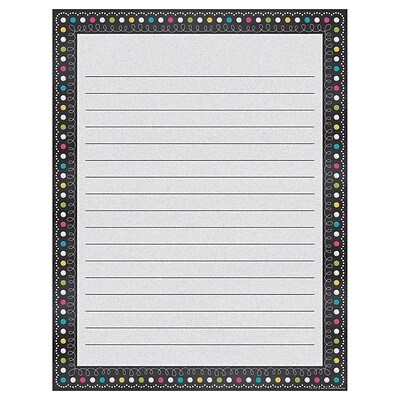 Teacher Created Resources 22 x 17 Chalkboard Brights Lined Chart  (TCR7532)