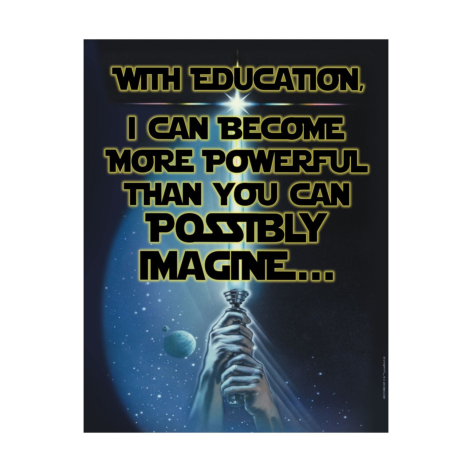 Eureka 22 x 17 Star Wars - Power of Education Poster (EU-837248)