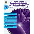 Teacher Created Resources Paperback, Real-World Math Problem Solving Grade 5 (TCR8390)