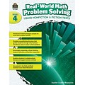 Teacher Created Resources Paperback, Real-World Math Problem Solving Grade 4(TCR8389)