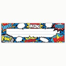 Teacher Created Resources, Superhero Flat Name Plates, Pack of 36 (TCR5588)