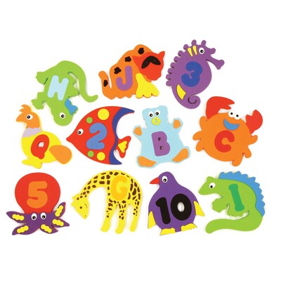 Pacon WonderFoam Bath Toy Ages 3+, Assorted Colors, 39 Pieces Per Set (PACAC4465)