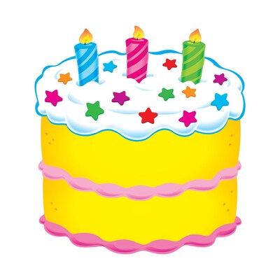 TREND 6 Birthday Cake, Multi-Colored (T-10092)
