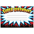 Teacher Created Resources Superhero Super Birthday Awards, Pack of 25 (TCR5844)
