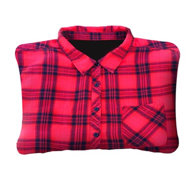 Senseez Flannel Pillow Flannel Red Blue Vibrating, 1 Pillow (SSZ90408)