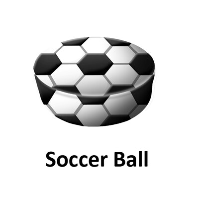 Senseez Soccer Ball Pillow Soccer Ball Pattern Vibrating, 1 Pillow (SSZ90422)