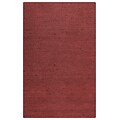 Rizzy Home Ellington  Collection  Jute/Wool Rug,  8x10 Red (ELGEG9031RE000810)