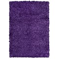 Rizzy Home Kempton Collection 100% Polyester Rug, 6 x 9 Purple (KNMKM150900660609)