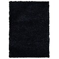 Rizzy Home Kempton Collection 100% Polyester 5 x 7 Black (KNMKM159300060507)