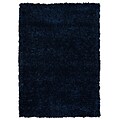 Rizzy Home Kempton Collection 100% Polyester 5 x 7 Dark Blue (KNMKM244300090507)