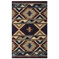 Rizzy Home Southwest Collection 100% Wool 8x10 Multi-Colored (SOWSU225300700810)