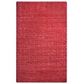Rizzy Home Uptown Collection New Zealand Wool Blend 56 x 86 Red (UPTUP245300705686)