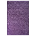 Rizzy Home Uptown Collection New Zealand Wool Blend 8x10 Purple (UPTUP245400660810)