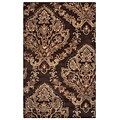 Rizzy Home Volare Collection 100% Wool 8x10 Brown (VOLVO168018180810)