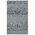 Rizzy Home Volare Collection 100% Wool 8x10 Gray (VOLVO225400460810)