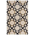 Rizzy Home Volare Collection 100% Wool 8x10 Beige (VOLVO508804060810)