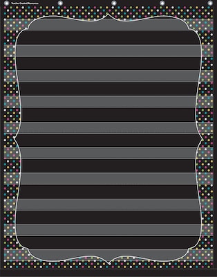 Teacher Created Resources, Chalkboard Brights 10 Pocket Chart (TCR20746)