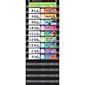 Scholastic Teaching Resources Daily Schedule Pocket Chart with Cards, Black, Ages 4-11 (SC-583865)