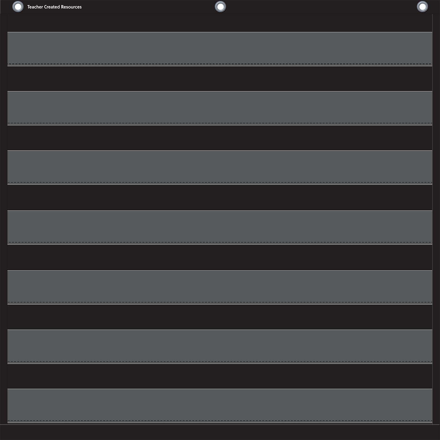 Teacher Created Resources, Black 7 Pocket Chart (TCR20740)