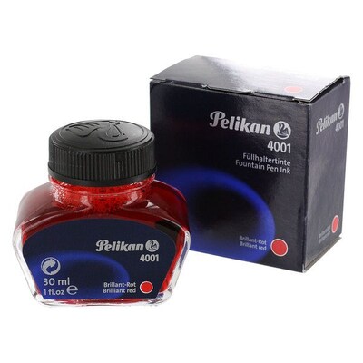 Pelikan 4001 Ink Red [Pack Of 2]