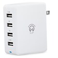 Hypergear Quad Usb 6.8A Travel Charger White (13485)