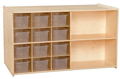 Contender™ 27.25''H x 46.75''W x 24''D Double Storage with Twelve Translucent Trays (C16601F)