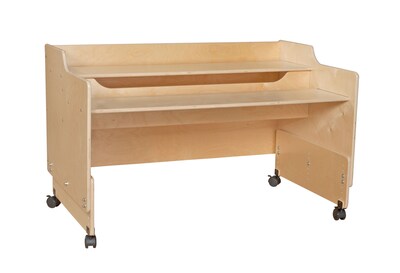 Contender™ 18.25''-21.25''H x 48''W x 30''D Mobile Computer Desk (C41048F)