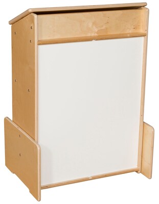 Contender™ 34.75''H x 24.31''W x 12''-18''D Sign In Center with 30 Slot Portfolio Storage (C990655F)