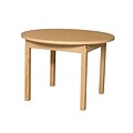 Wood Designs HPL Tables 36 Round Table 20H Hardwood Legs (HPL36RND20)