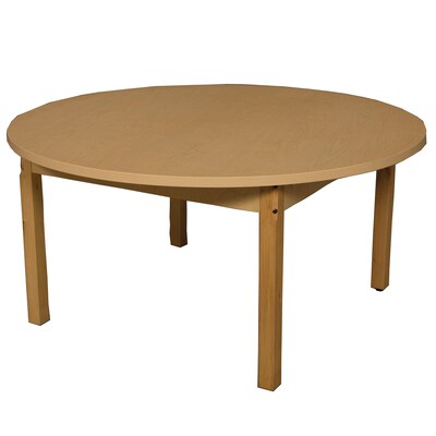 Wood Designs HPL Tables 48 Round Table 18H Hardwood Legs (HPL48RND18)